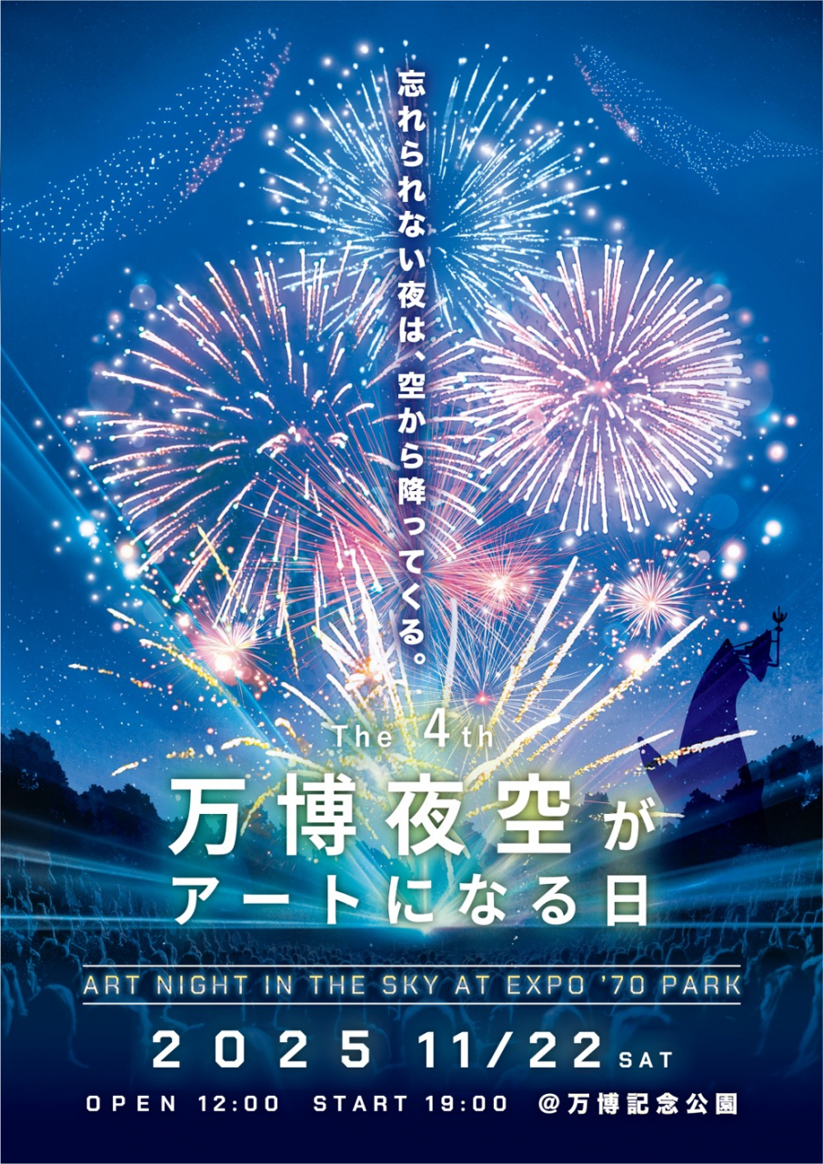 万博花火プロジェクト「第4回 万博夜空がアートになる日2025」